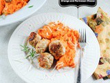 5 Ingredient Turkey Meatballs with Rosemary, Orange Zest and Parmesan Cheese