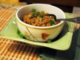 Crispy Bacon and Lentil Stew with Fresh Carrot Tops