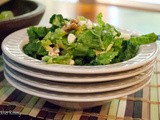 Green Salad with Apples, Goat Cheese, and Apple Cinnamon Vinaigrette