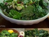 Mediterranean Asparagus Salad with Baby Kale, Sun Dried Tomato, and Avocado