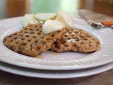 Oatmeal and Apple Waffles [Flickr]
