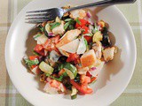 Panzanella Salad with Roasted Vegetables
