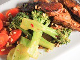 Pork Tenderloin, Broccoli and Carrots in a Spicy Oyster Ginger Sauce