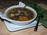 Recipe: Herby Chicken Soup with Colorful Kale and Quinoa