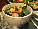 Sesame Ginger Shrimp and Snow Pea Salad