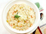 Slow Cooker Turkey Stew with Fresh Rosemary and Sour Cream