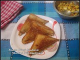 Paneer Bhurji Sandwich