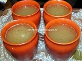 Aam pora Sorbot/Roasted Mango Sorbet