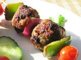 Indian Style Meatball Kabobs