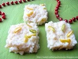 Microwave Kalakand (Indian Milk Fudge/Barfi)