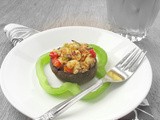 Paneer stuffed mushrooms