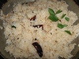 Thalicha sadham - Tempered rice