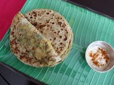 Aloo Methi Paratha (Potato & Fenugreek Leaves Stuffed Bread)