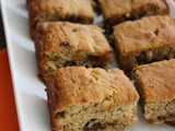 Eggless Whole Wheat Banana Snack Cake