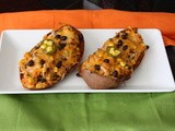 Healthy Loaded Sweet Potato Skins