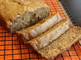 Whole Wheat Eggless Banana Cinnamon Bread