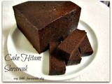 A Sarawak Cake ~ Cake Hitam    ( 砂劳越的蛋糕 ~ 黑美人蛋糕)