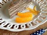 Choco-orange Crepe Cake     鲜橙可可千层蛋糕