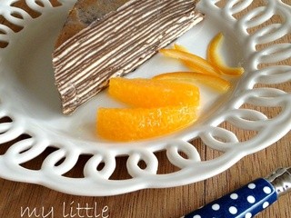 Choco-orange Crepe Cake 鲜橙可可千层蛋糕