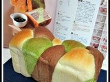 Rainbow sandwich loaf and gifts..彩虹吐司与礼物