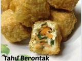 Tahu Berontak (Deep-fried stuffed tofu puff) ..包菜酿豆卜- aff Indonesia