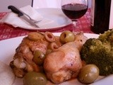 Chicken with herbs and olives