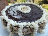 Orange and walnut chocolate cake