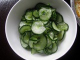 Asian Pickled Cucumber @ 简单黄瓜凉拌