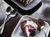 Blueberry Chocolate Swiss Roll 蓝莓巧克力蛋糕卷