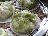 Swirl Matcha Steamed Bun