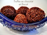Gateau sans cuisson, les truffes