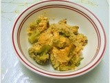 Baked Broccoli with Smoked Cheese Sauce - gf