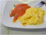 Creamy Scrambled Eggs with Smoked Salmon