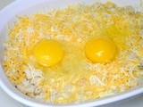 Let's Do Brunch - Baked Eggs on Mac & Cheese