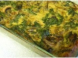 My Meatless Mondays - Baked Spinach and Mushroom Kugel