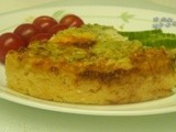 My Meatless Mondays - Broccoli Quiche with Hash Brown Crust