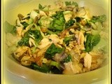 Salmon, Spinach and Bok Choy