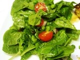 Spinach Salad with Vinaigrette - Power Foods