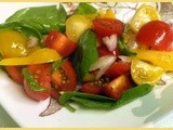 Yellow Pear and Cherry Tomato Salad - Power Food