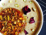 Chironji Makhane Kheer With Mixed Nuts Chikki / Chiraunji Fox Nuts Milk Pudding With Nutty Caramel Discs ~ Celebrating Lohri
