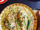 Murgh Methi Malai Recipe / Chicken Cooked In Fenugreek Leaves And Fresh Cream
