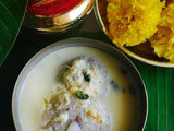 Poha / atukulu / aval rasmalai / beaten rice dessert