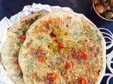 Tava Aloo Kulcha Recipe / Stuffed Leavened Indian Flatbread Cooked On a Griddle Recipe ~ Just Recipes