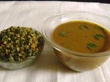 Bas Saaru and Palya / Gravy from Green Leaves