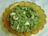 Green Peas and Paneer Pulav