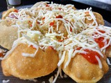 Pizza Puri - Golgappa with Pizza Filling