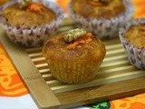 Carrot Muffins [Eggless]