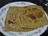 Ajwain ke paratha / Square paratha