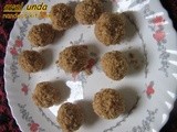 Aval unda / Aval ladoo / beaten rice balls