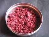 Beetroot thoran / beetroot upperi (cho